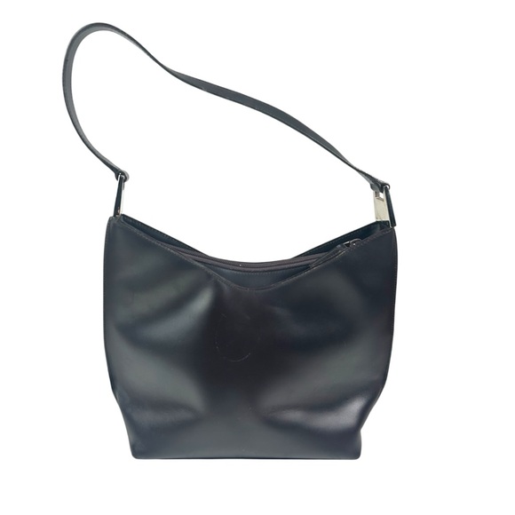Gucci Elegant Dark Brown Leather Shoulder Bag - Picture 1 of 13